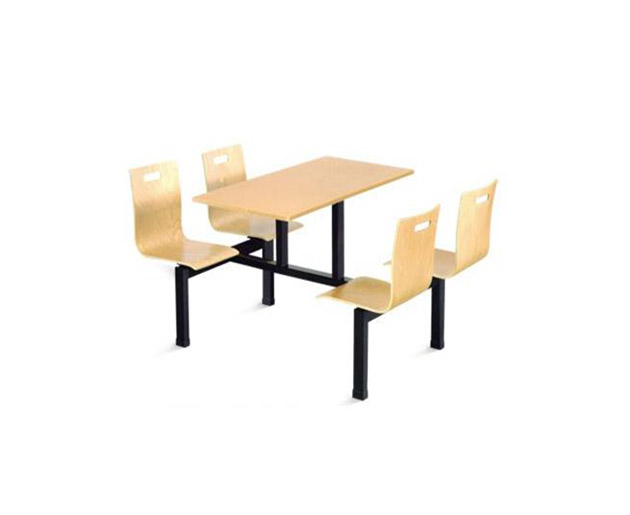 長桌背靠椅組合餐桌椅